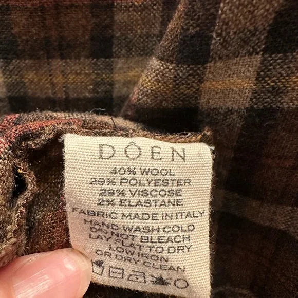 Doen Brown Cornwall Plaid Maxi Dress - Picture 9 of 9